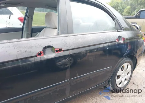 2008 Kia Spectra Ex from USA, damaged, VIN KNAFE121685538365